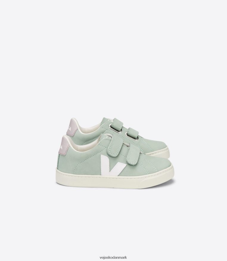 Veja børn esplar nubuck matcha hvid sko 6882FB340