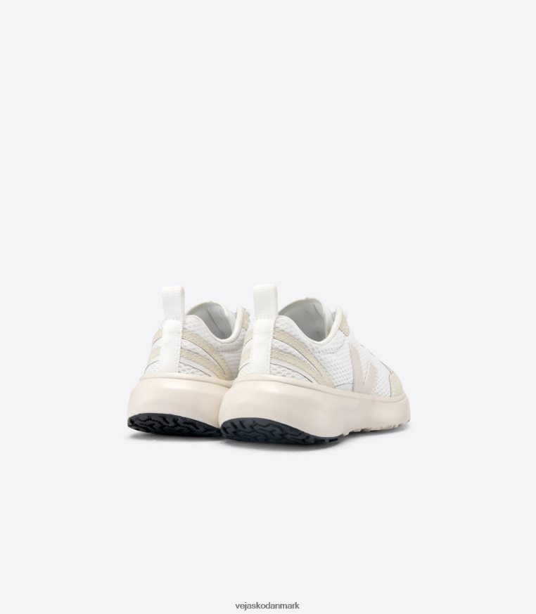 Veja børn kanariefugle elastiske snørebånd alveomesh hvid pierre sko 6882FB391