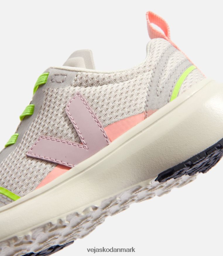 Veja børn kanariefugle elastiske snørebånd alveomesh naturlig babe sko 6882FB388