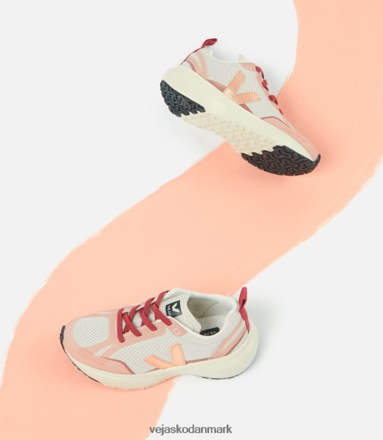 Veja børn kanariefugle elastiske snørebånd alveomesh naturlig venus sko 6882FB385