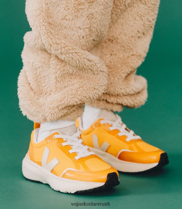 Veja børn kanariefugle elastiske snørebånd alveomesh ouro pierre sko 6882FB382