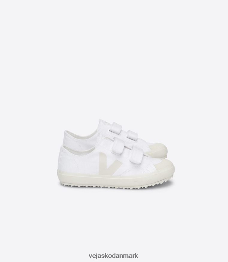 Veja børn ollie canvas hvid pierre sko 6882FB399