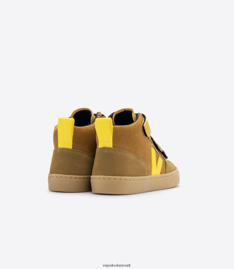 Veja børn v-10 mid ruskind multico camel tonic sko 6882FB345