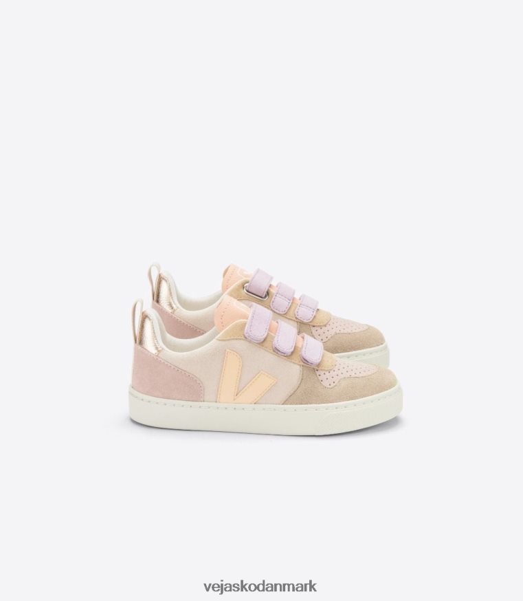 Veja børn v-10 ruskind multico sable sko 6882FB364