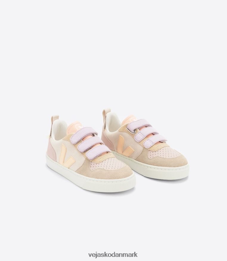 Veja børn v-10 ruskind multico sable sko 6882FB364