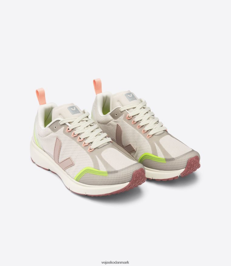 Veja Kvinder condor 2 alveomesh naturlig babe jaune fluo sko 6882FB270