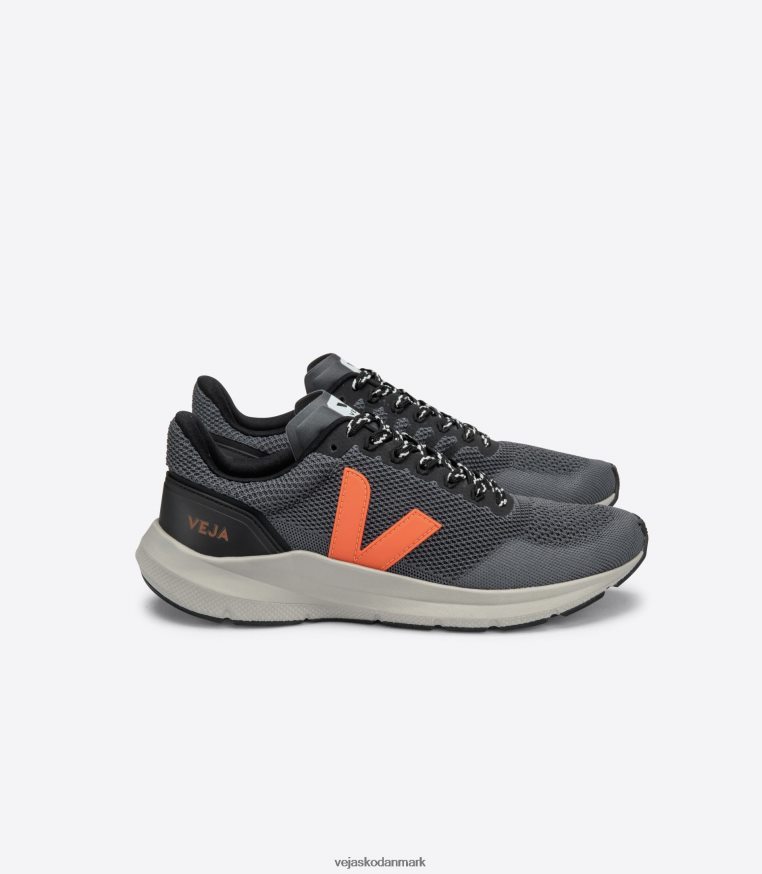 Veja Kvinder marlin lt v-strikket storm orange fluo sko 6882FB280