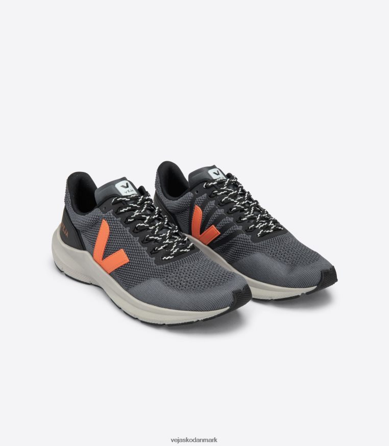 Veja Kvinder marlin lt v-strikket storm orange fluo sko 6882FB280