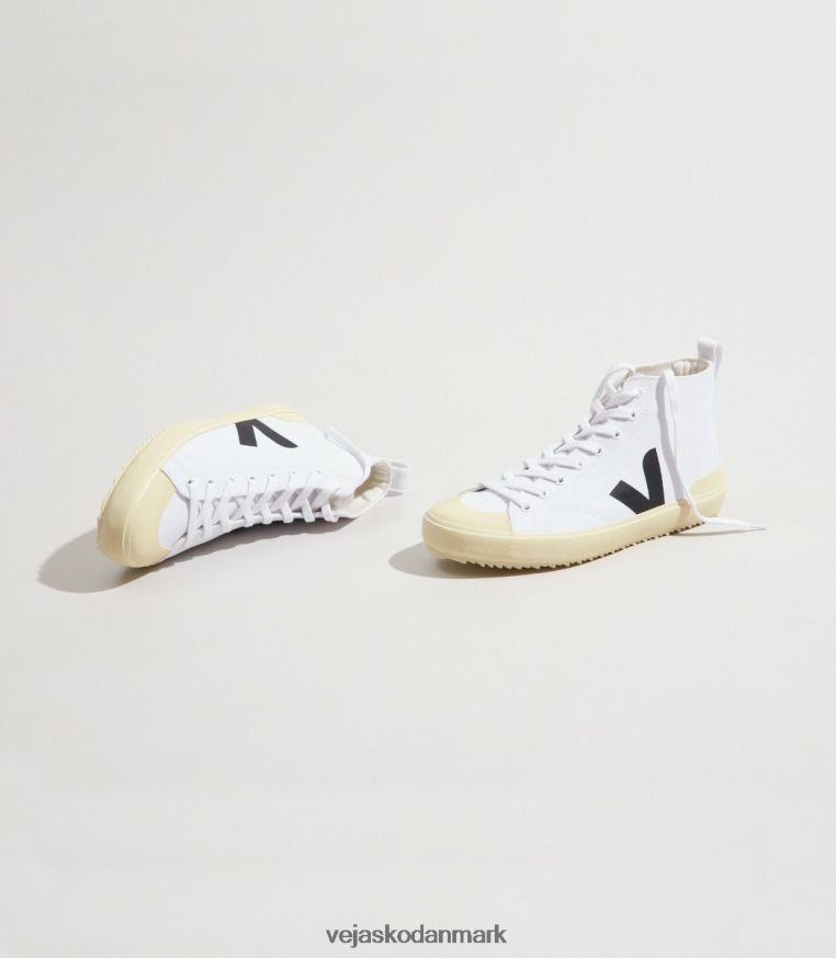 Veja Kvinder nova ht canvas hvid sort smørsål sko 6882FB288