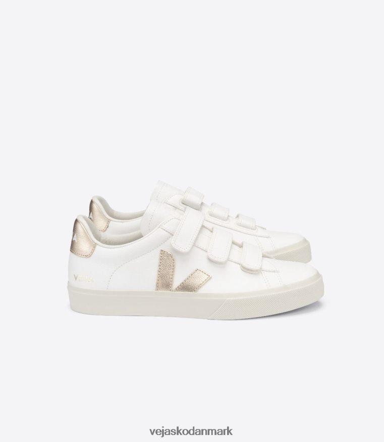 Veja Kvinder recife kromfri læder hvid platin sko 6882FB246