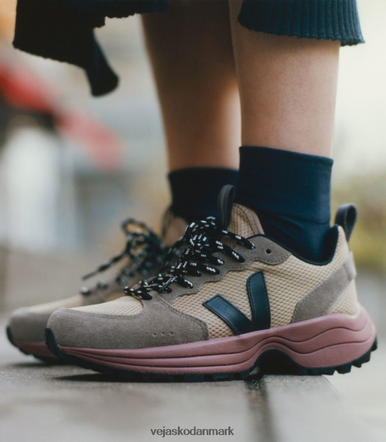 Veja Kvinder venturi alveomesh klit sort sko 6882FB260