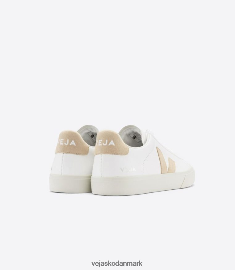 Veja Mænd campo kromfri læder hvid mandel sko 6882FB23