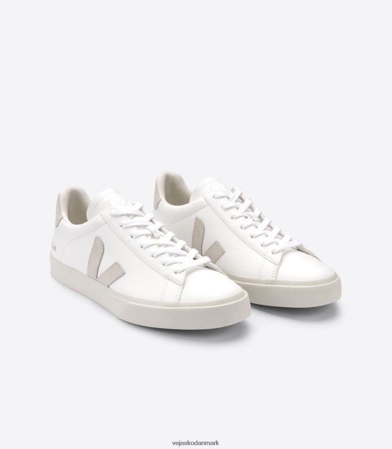 Veja Mænd campo kromfri læder hvid natur sko 6882FB8