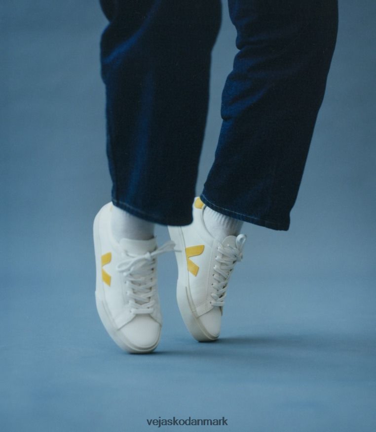 Veja Mænd campo kromfri læder hvid tonic sko 6882FB24