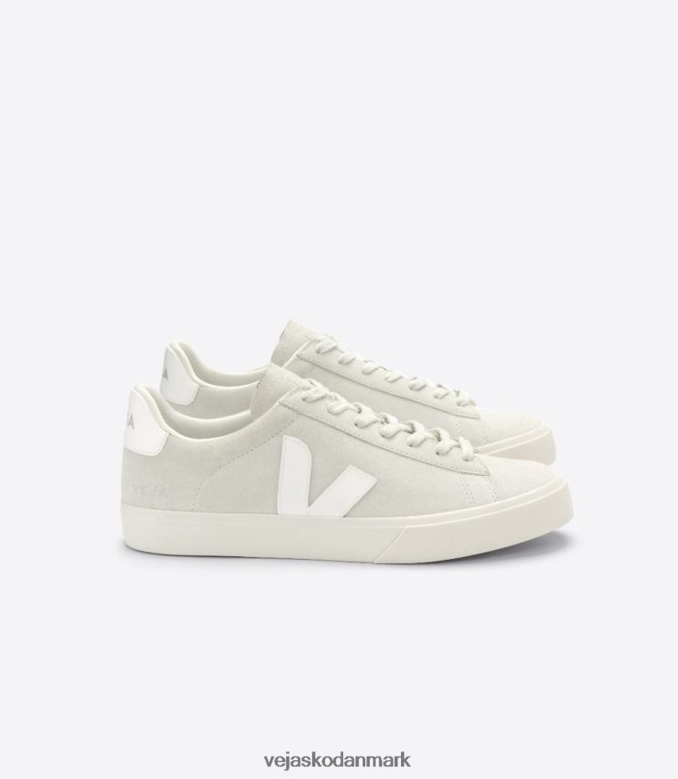 Veja Mænd campo ruskind naturhvid sko 6882FB9