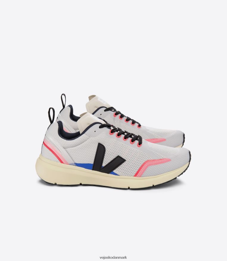 Veja Mænd condor 2 alveomesh lys grå sort sko 6882FB191