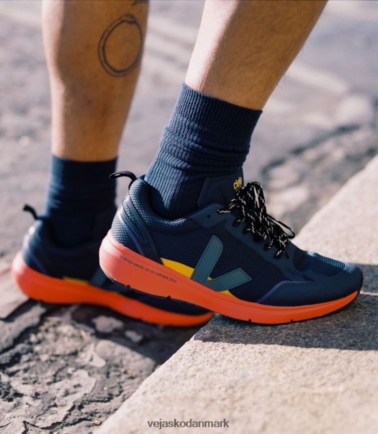 Veja X Mænd condor 2 ciele nautico orange fluo sko 6882FB197