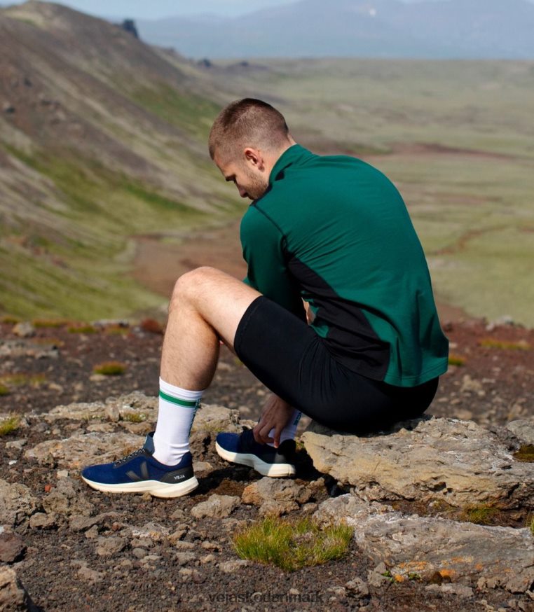 Veja Mænd marlin lt v-strikket null sort sko 6882FB202