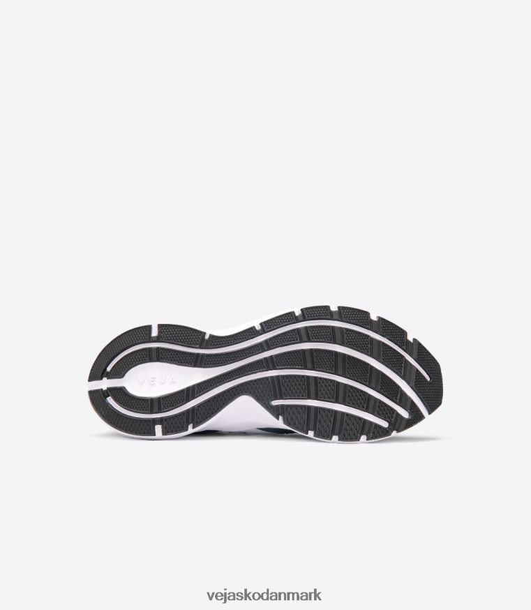 Veja Mænd marlin v-strikket sort hvid sko 6882FB204