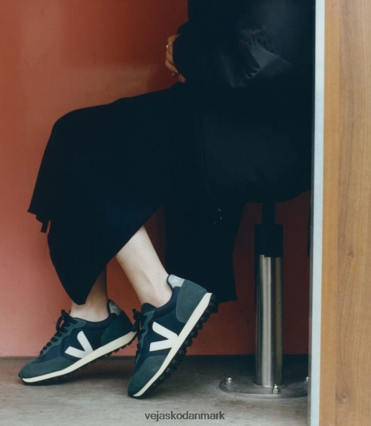 Veja Mænd rio branco alveomesh sort hvid oxford grå sko 6882FB94