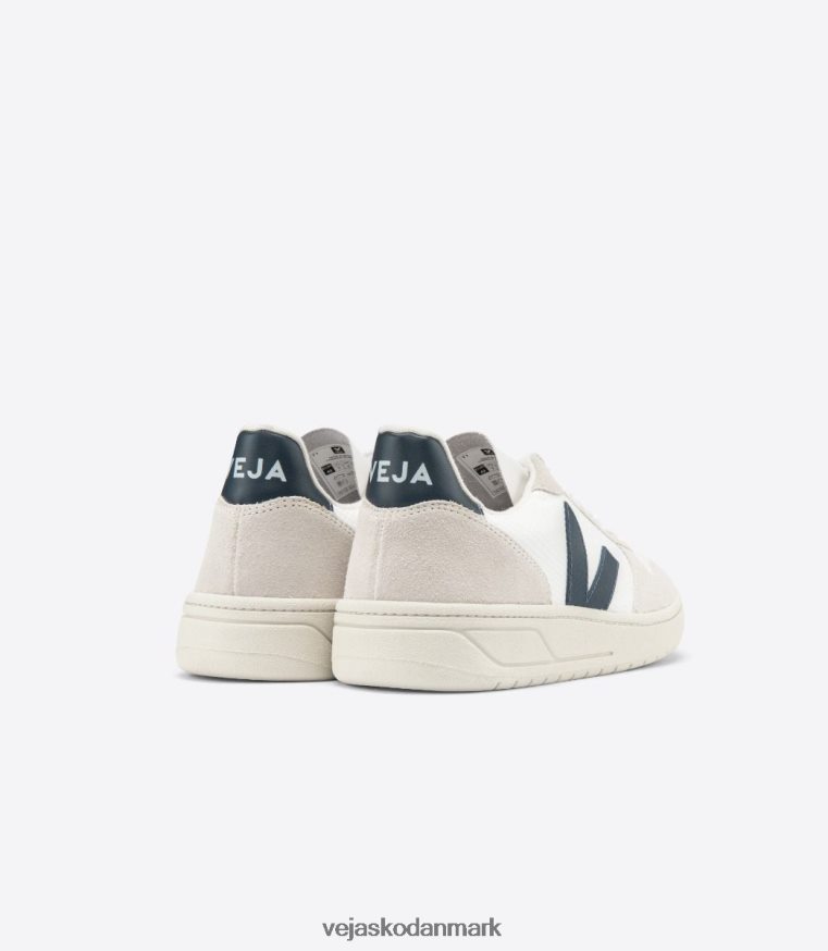 Veja Mænd v-10 b-mesh hvid nautico sko 6882FB46