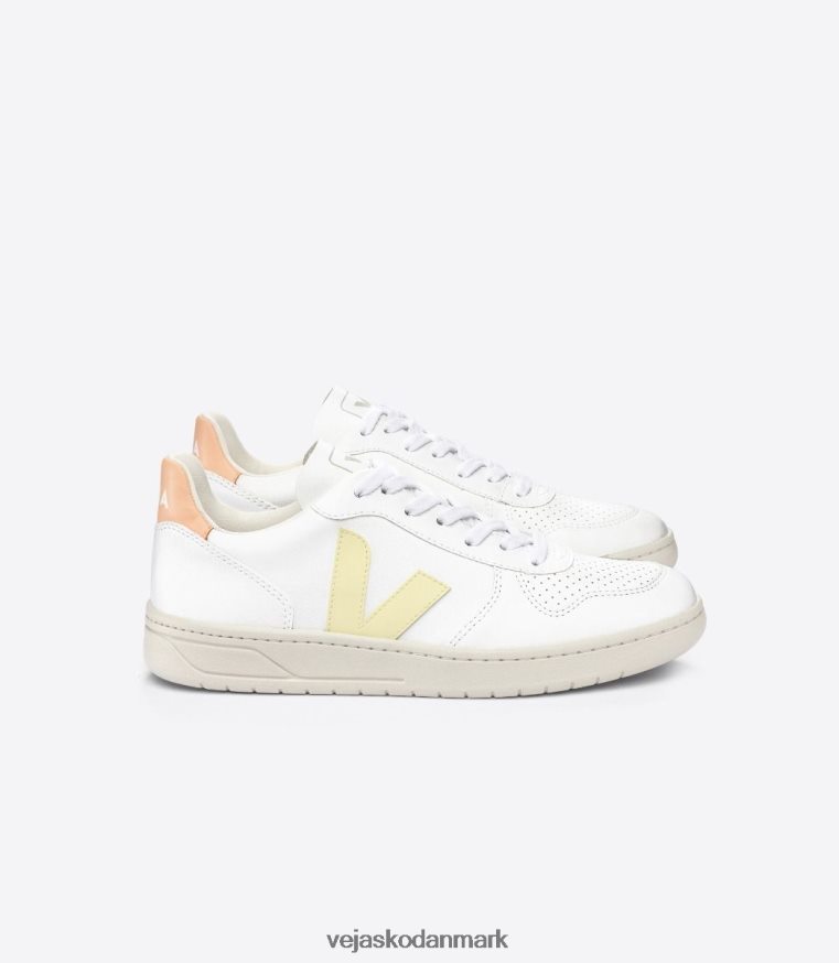 Veja Mænd v-10 cwl hvid solfersken sko 6882FB59
