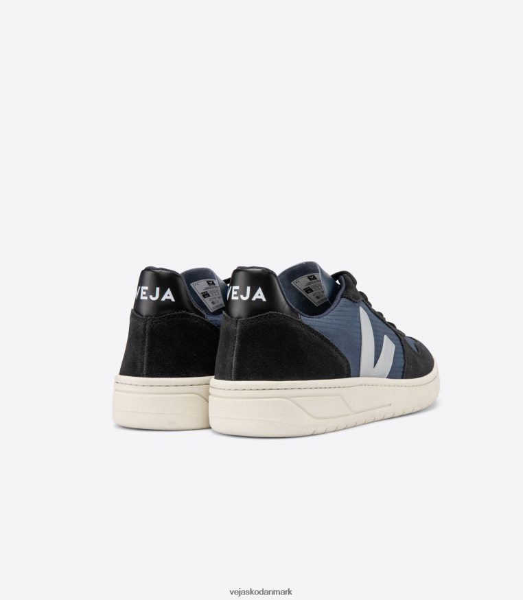 Veja Mænd v-10 ripstop nautico oxford grå sort sko 6882FB62
