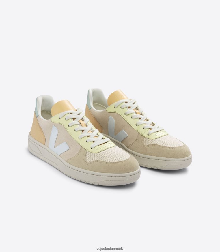 Veja Mænd v-10 ruskind sable menthol multico sko 6882FB54