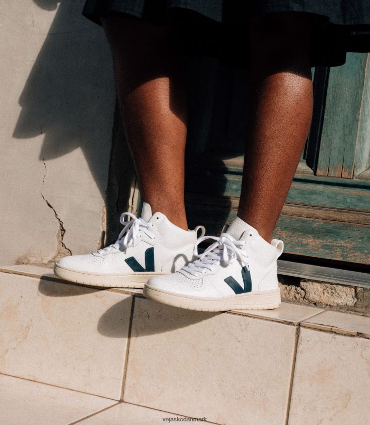 Veja Mænd v-15 læder hvid nautico sko 6882FB87