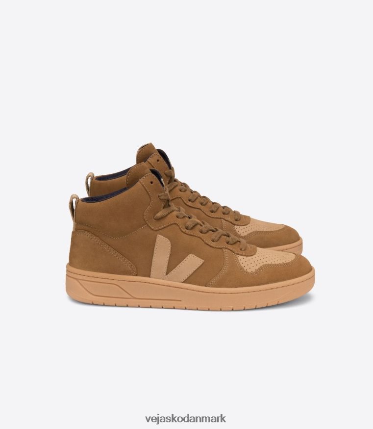 Veja Mænd v-15 nubuck kamelørken sko 6882FB84