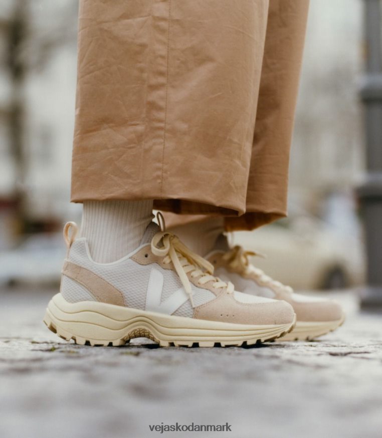 Veja Mænd venturi alveomesh naturligt hvidt smør sko 6882FB184