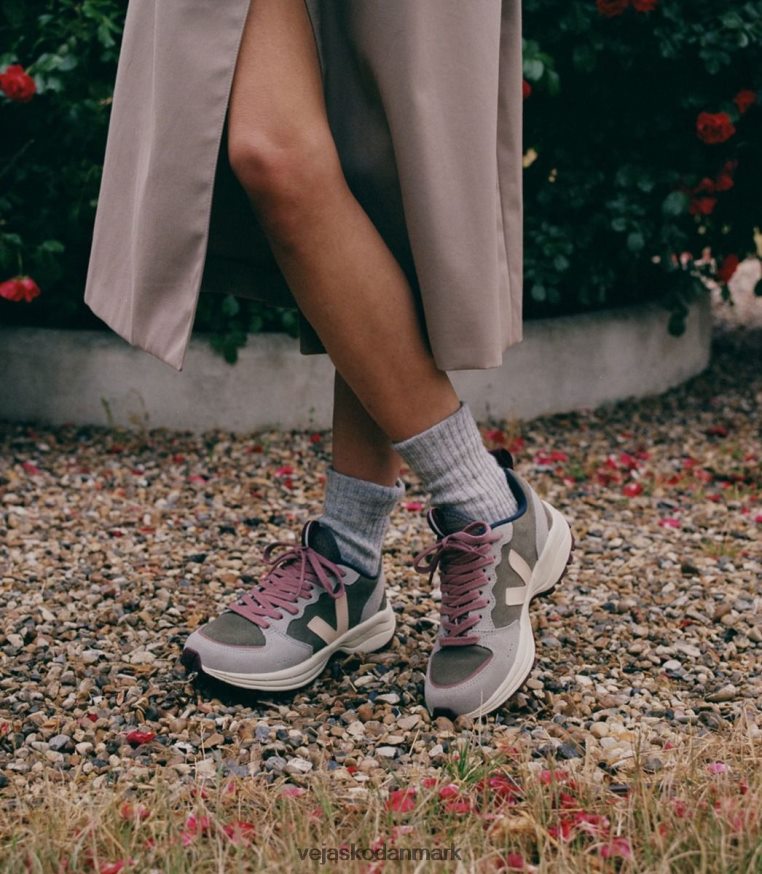 Veja Mænd venturi ruskind kaki sable oxford grå sko 6882FB183